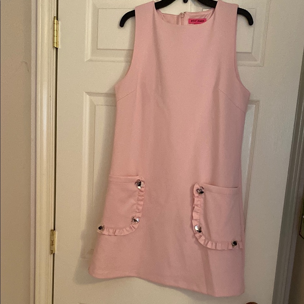 Stylish Pink Kids Dress with Pocket Details